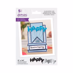 Gemini Stamp & Die Balloon Sentiments - Happy