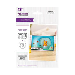 Gemini Stamp & Die Set - Twirling Cat