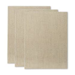 Senso Clear Primed Linen Panels Multipack - Multi-Media Canvas Panels for Oils  Acrylics  Pastels  & More! - [3-Pack - 8x10""""]