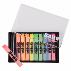 Soho Urban Artist Soft Pastels Set of 10 Bright Fluorescent Neon Color