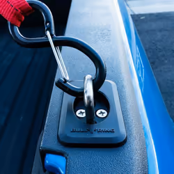 Bull Ring Classic Raised Fit Retractable Tie Down Anchors for '98-14 Ford F150  98-16 Ford Super Duty  88-13 Chevrolet Silverado and GMC Sierra  95-08