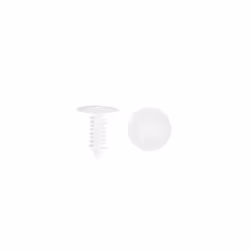50pcs Plastic 7.5mm Hole Dia Car Fastener Rivet Retainers Hood Clip