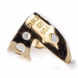 JIM DUNLOP 37R.020 Brass Fingerpicks  .020""  20/Tube