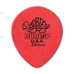 JIM DUNLOP 413R.50 Tortex Tear Drop  Red  .50mm  72/Bag