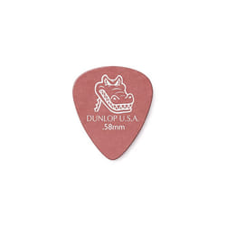 Dunlop 417R.58 Gator Grip, Red, .58mm, 72/Bag