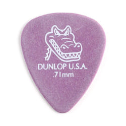 Dunlop Gator Grip  Purple  .71mm  72/Bag
