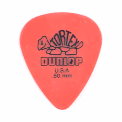 Dunlop 418R Tortex Guitar Picks (pack of 72) - Red 0.50mm