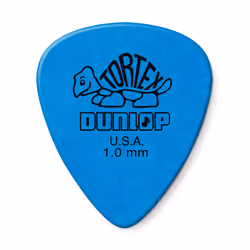 Dunlop Tortex Standard 1.0mm Blue Guitar Pick 72 Pack