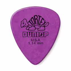 Dunlop Tortex Standard 1.14mm Purple Guitar Pick 72 Pack