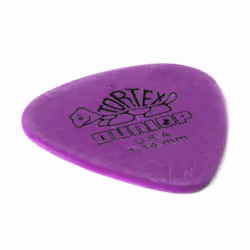 Dunlop Tortex Standard 1.14mm Purple Guitar Pick  72 Pack
