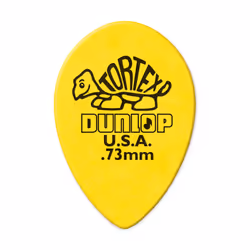 Dunlop 423R.73 Tortex Small Tear Drop Yellow .73mm 36/Bag