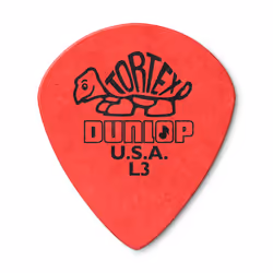 Dunlop 472RL3 0.50mm Tortex Jazz  Red - Pack of 36