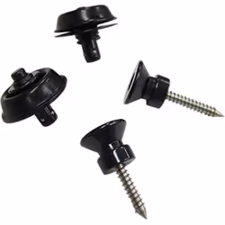 JIM DUNLOP Straplok Traditional Strap Retainer System  Black  Large