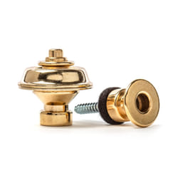 Dunlop SLS1504G Straplok Traditional Strap Retainer System  Gold