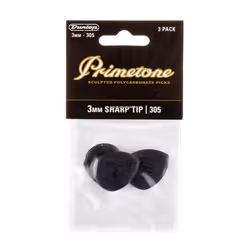 Dunlop 477P305 Primetone  Pointed Tip  3.0mm  3/Player's Pack