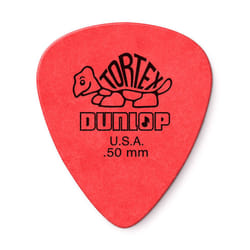 Jim Dunlop StandardDunlop 50mm Red Guitar Pick Tortex Standard 12 Pack (418P.50)