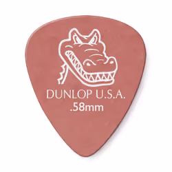 JIM DUNLOP Gator Grip Red .58mm 12/Player's Pack