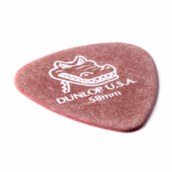 JIM DUNLOP Gator Grip  Red  .58mm  12/Player's Pack