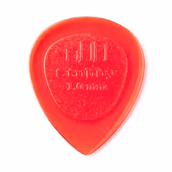 6 Dunlop Stubby Jazz 1.00mm Guitar Picks Red 474P10