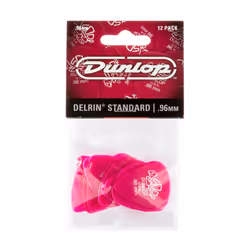 Dunlop 41P.96 Delrin  Dark Pink  .96mm  12/Player's Pack