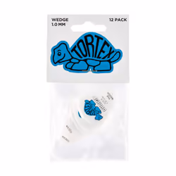 Dunlop 424P10 1.0mm Tortex Wedge Guitar Picks  12-Pack