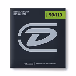 JIM DUNLOP DBN50110 Nickel Wound Bass Strings Heavy .050-.110 4 Strings/Set