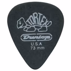 Jim Dunlop Pitch Black 73mm 12Players Pack