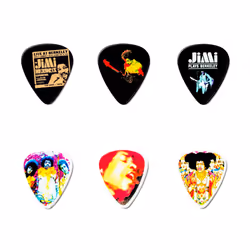 JIM DUNLOP JHPT01M Jimi Hendrix Are You Experienced Pick Tin  Assorted