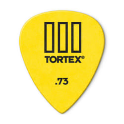 Dunlop Manufacturing Tortex TIII guitar pick 72 pc(s) Yellow