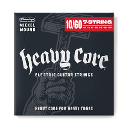 Dunlop DHCN1060 Heavy Core Nickel Wound Guitar Strings  Heavy  .010-.060  7 Strings/Set