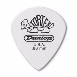 Jim Dunlop 478R88 TortexA White Jazz III  88mm  72Bag