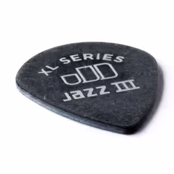 Dunlop 498R1.35 Tortex Jazz III XL  Black  1.35mm  72/Bag