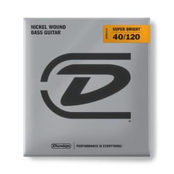 Jim Dunlop DBSBN40120 Lt-5/St Bass Super Bright Nickel Bass String