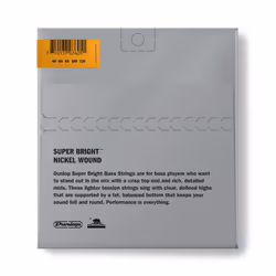 Jim Dunlop DBSBN40120 Lt-5/St Bass Super Bright Nickel Bass String