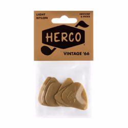 Dunlop Manufacturing HEV210P guitar pick Nylon Gold