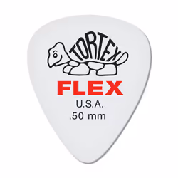 Dunlop Dunlop Tortex Flex Standard .50mm Red Guitar Pick-12 Pack