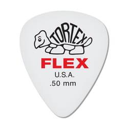 Dunlop Dunlop Tortex Flex Standard .50mm Red Guitar Pick-12 Pack