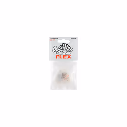 Dunlop Tortex Flex Triangle .50mm Red Guitar Pick-6 Pack  .50mm | White