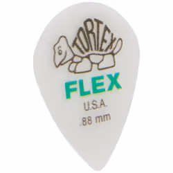 Jim Dunlop Tortex Flex Jazz III XL .88mm 72 Pack Guitar Picks (466R.88