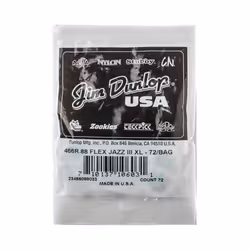 Jim Dunlop Tortex Flex Jazz III XL .88mm 72 Pack Guitar Picks (466R.88