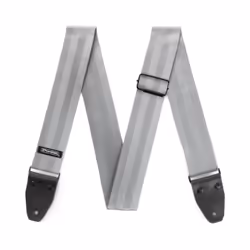 Dunlop Manufacturing DST7001GY musical instrument strap/support Guitar Grey Leather