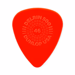 Jim Dunlop Delrin 500 Prime grip 46mm guitar Picks (450P46)