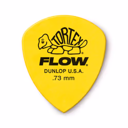 Jim Dunlop Tortex Flow Standard .73mm Guitar Picks (558R.73)  Yellow
