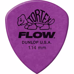 Jim Dunlop Tortex Flow Standard 114mm guitar Picks (558R114)