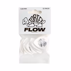 Jim Dunlop Tortex Flow Standard 1.5mm Guitar Picks (558P1.50)