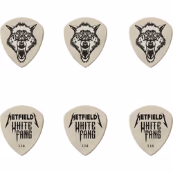 Jim Dunlop Hetfield's White Fang Custom 1.14mm Flow Guitar Pick Tin (P