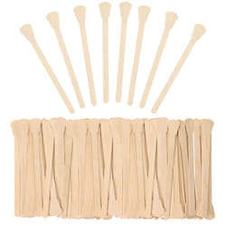 Penta Angel 50Pcs Wooded Wax Sticks Wax Spatulas Applicator for Body Hair Eyebrow Removal  4.84 inches