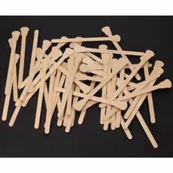 Penta Angel 50Pcs Wooded Wax Sticks Wax Spatulas Applicator for Body Hair Eyebrow Removal  4.84 inches