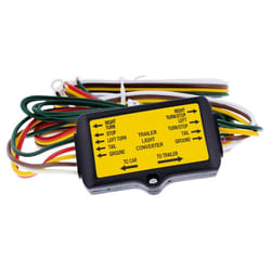United Pacific 90620 Trailer Light Converter for Trailers  5-Wire System to 4-Wire System  18G Bonded Wire w/Flat 4-Way Female Connector - ONE Unit