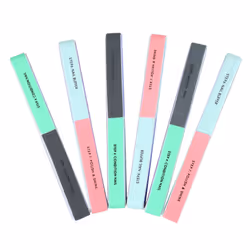 6 Pack Nail File and Nail Buffer Cosmetic Manicure, 7 Ways